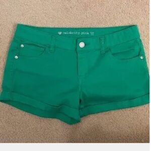 UEC Celebrity Pink green shorts size 9